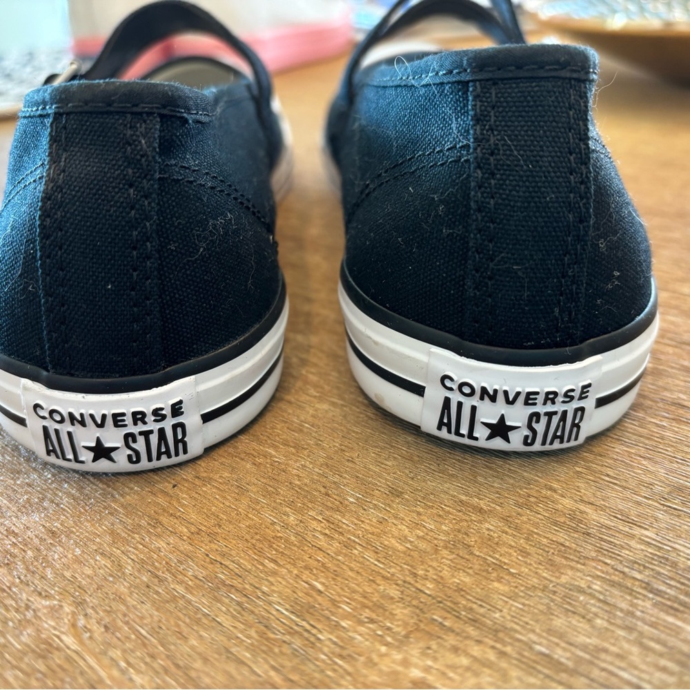 Converse Black Double Strap Flats - Picture 3 of 6